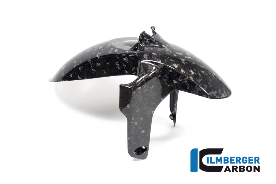 Ilmberger Carbon Front Mudguard fronte, Black Diamond Carbon, glossy, BMW R1300GS 2023-