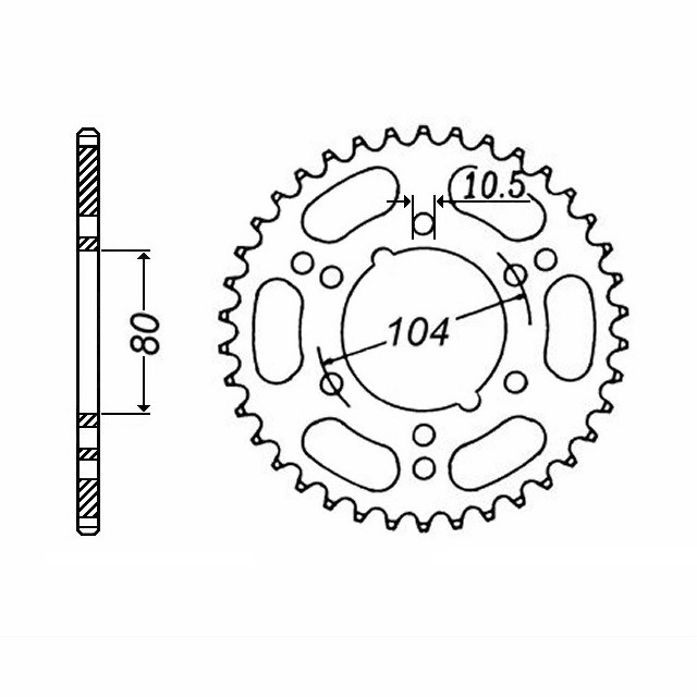DID Chain Kit for CF Moto 650MT 2021-2024