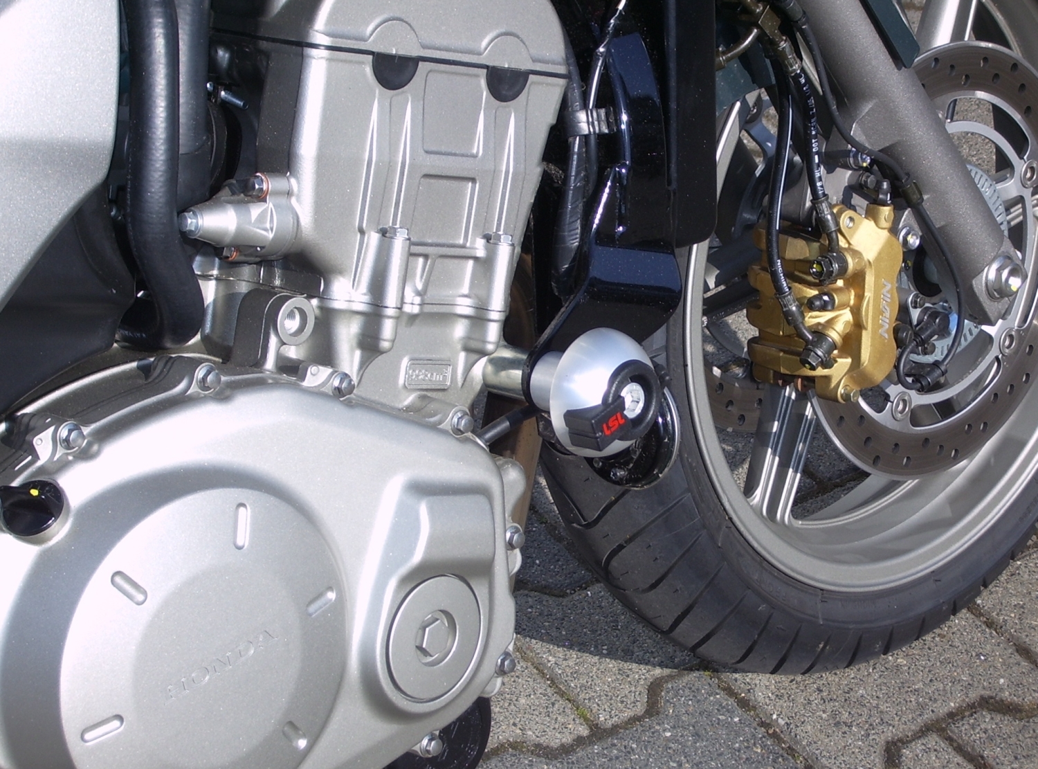 LSL Crash Pad Mounting Kit for Honda CBF1000, 2006-2009, DS, black