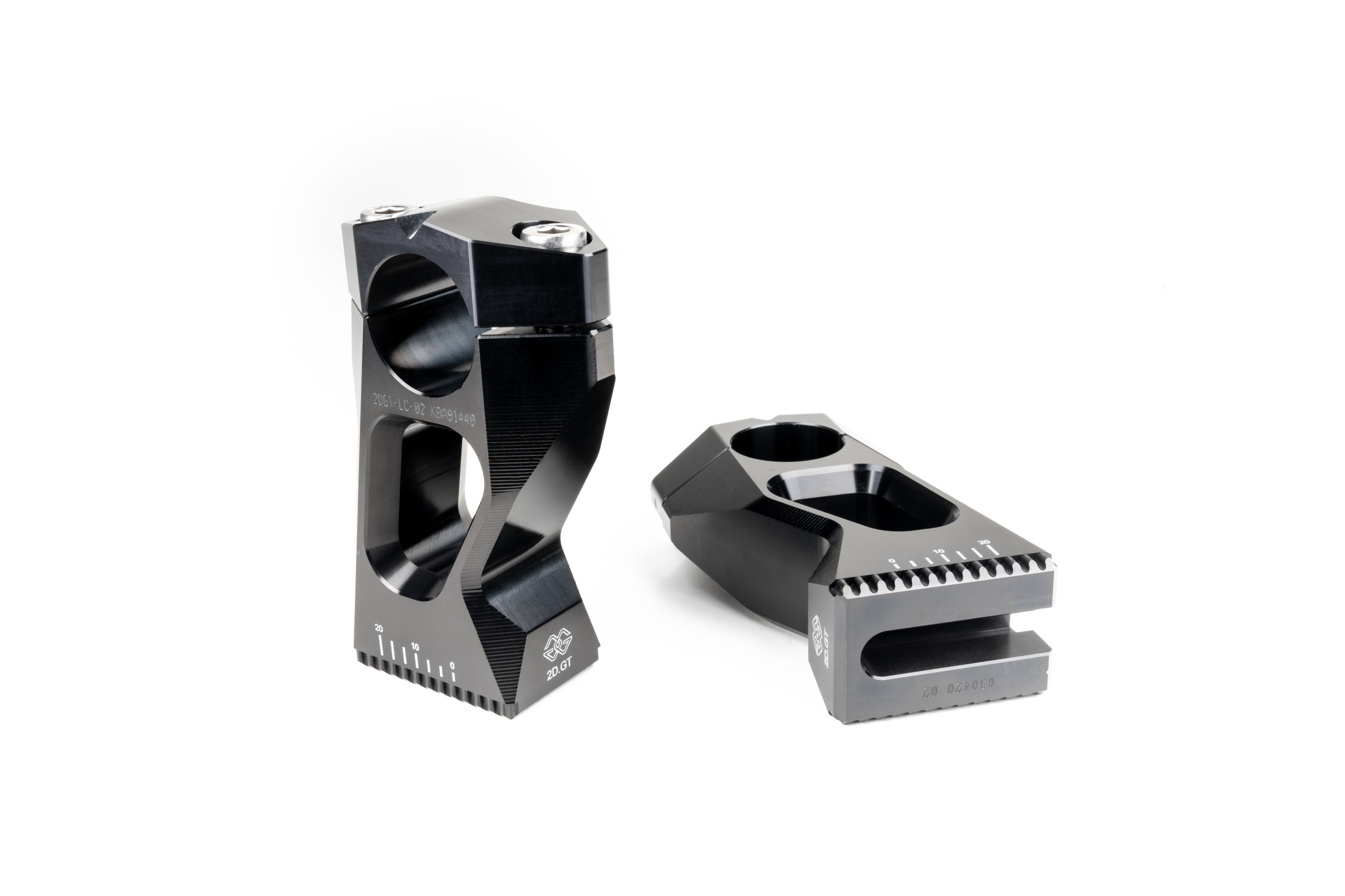 GILLES 2DGT adjustable handlebar clamps black