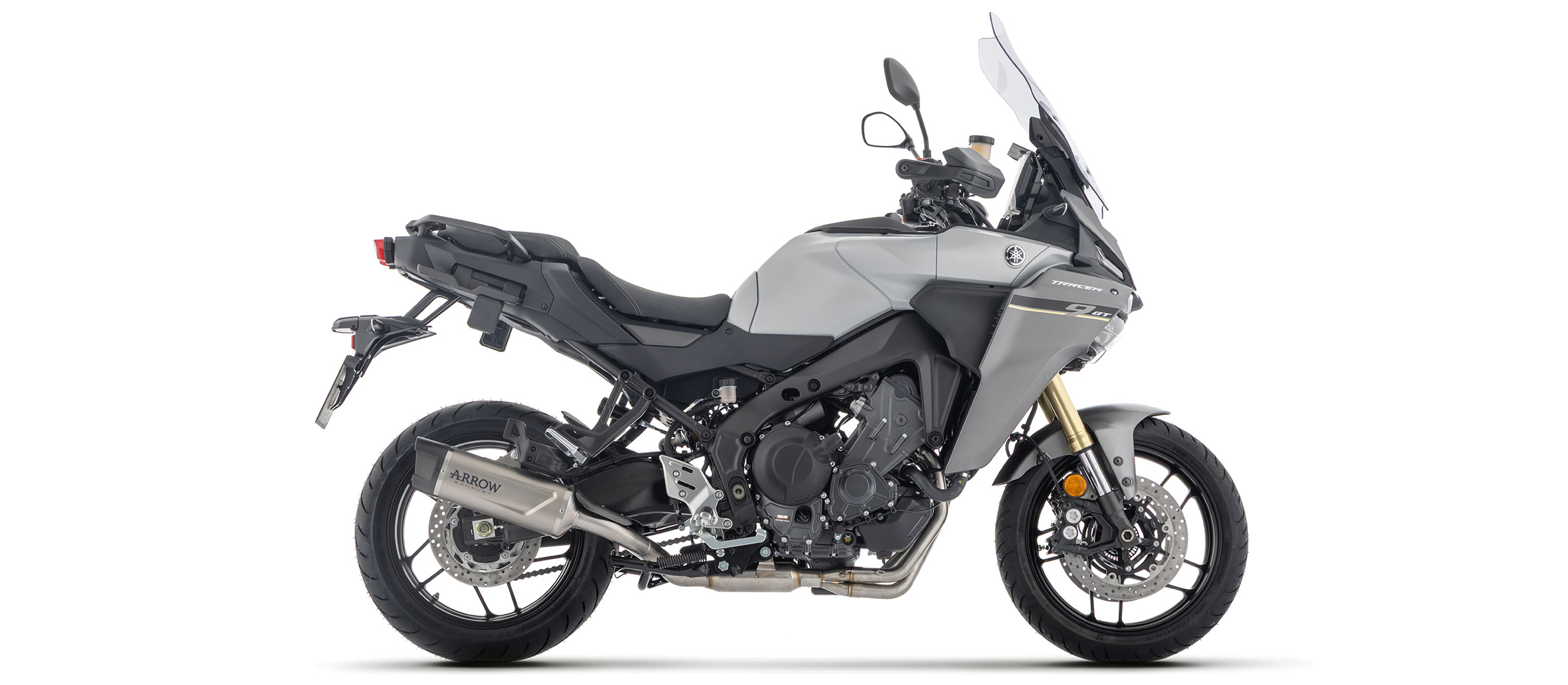 ARROW Exhaust INDY RACE EVO Titanium Sleeve for Yamaha Tracer 9 / GT, RN99, RNA1, 2025-