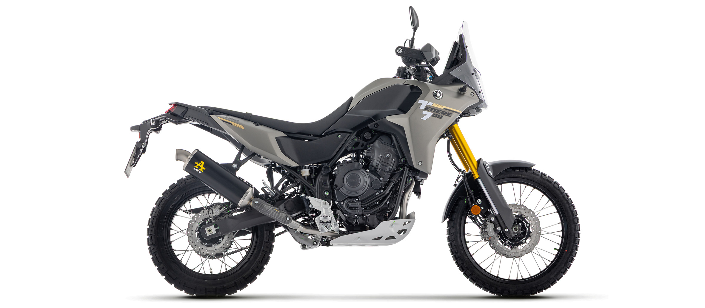 ARROW INDY RACE DARK Exhaust for Yamaha Tenere 700 DM20 2025-