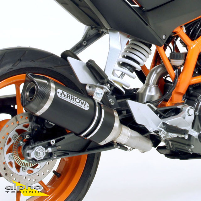 ARROW Aluminium DARK THUNDER Exhaust for KTM 125RC / 390RC / 390 Duke 2013-2016