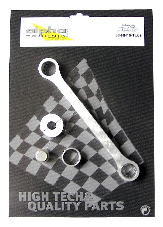 alpha Technik Lowering Kit 25mm Yamaha YZF1000R1; Type RN19; Model Year 2007-