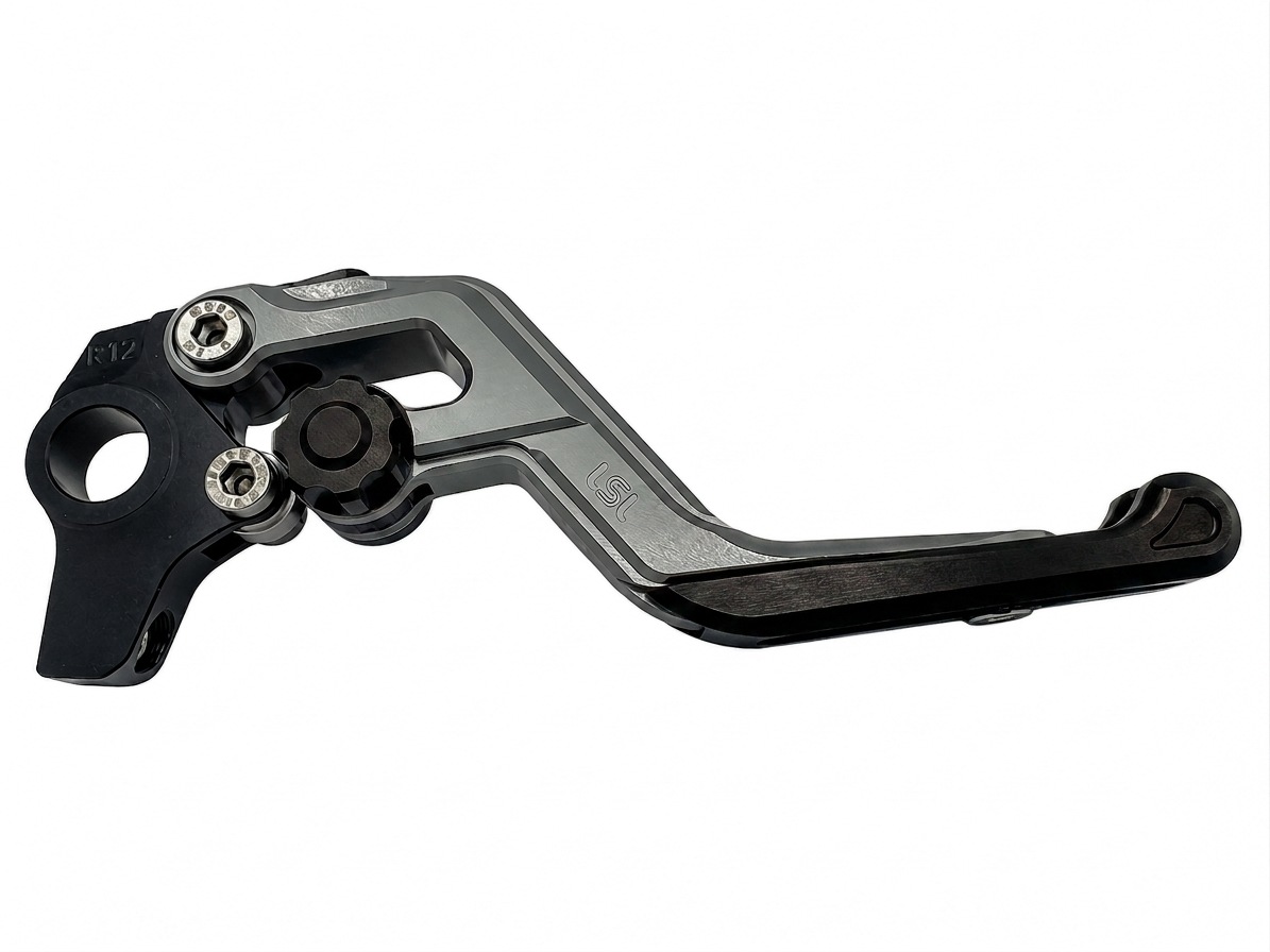 LSL ERGONIA Brake Lever R76R Silver/Black/Black