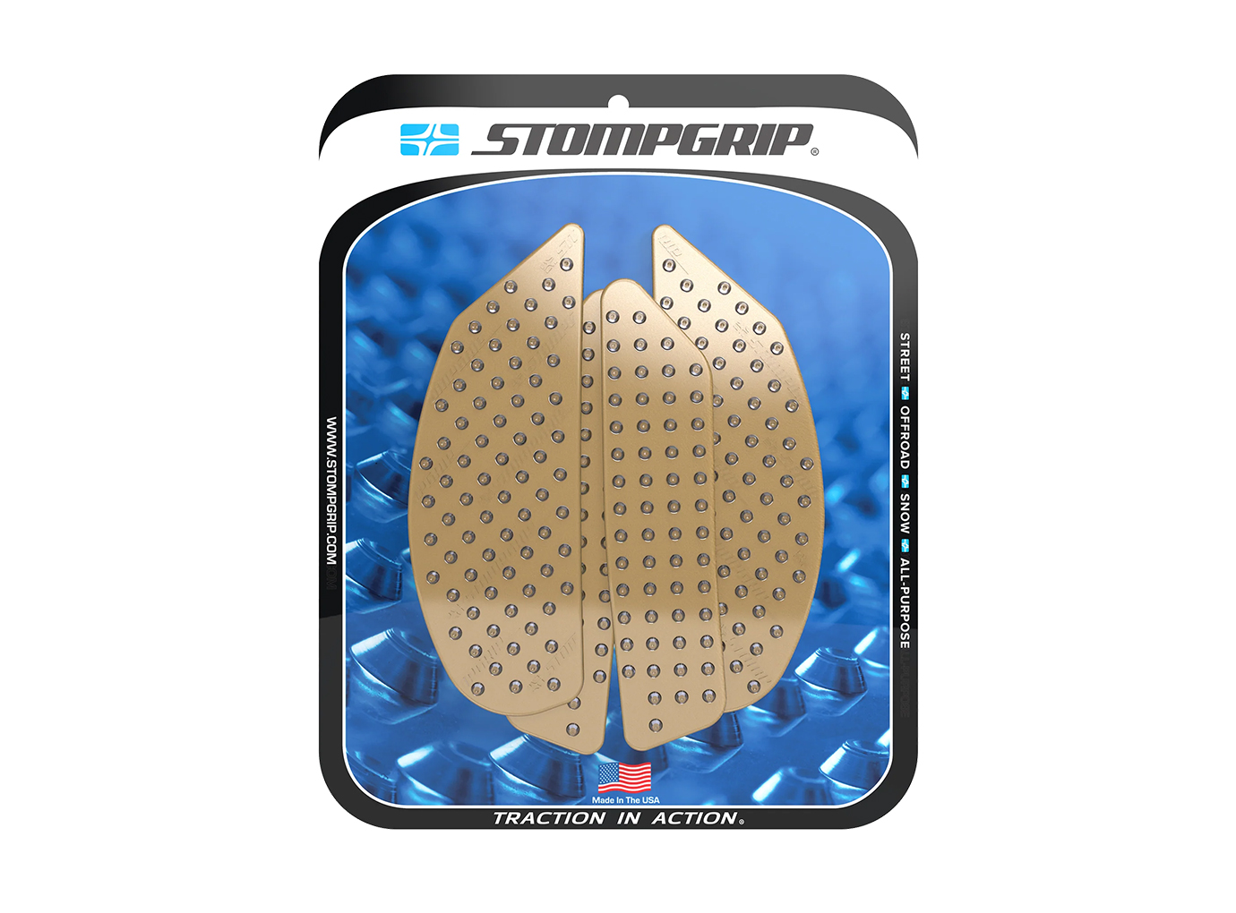 Stompgrip fuel tank Pad clear, Volcano, for Yamaha MT10, 2022-2025
