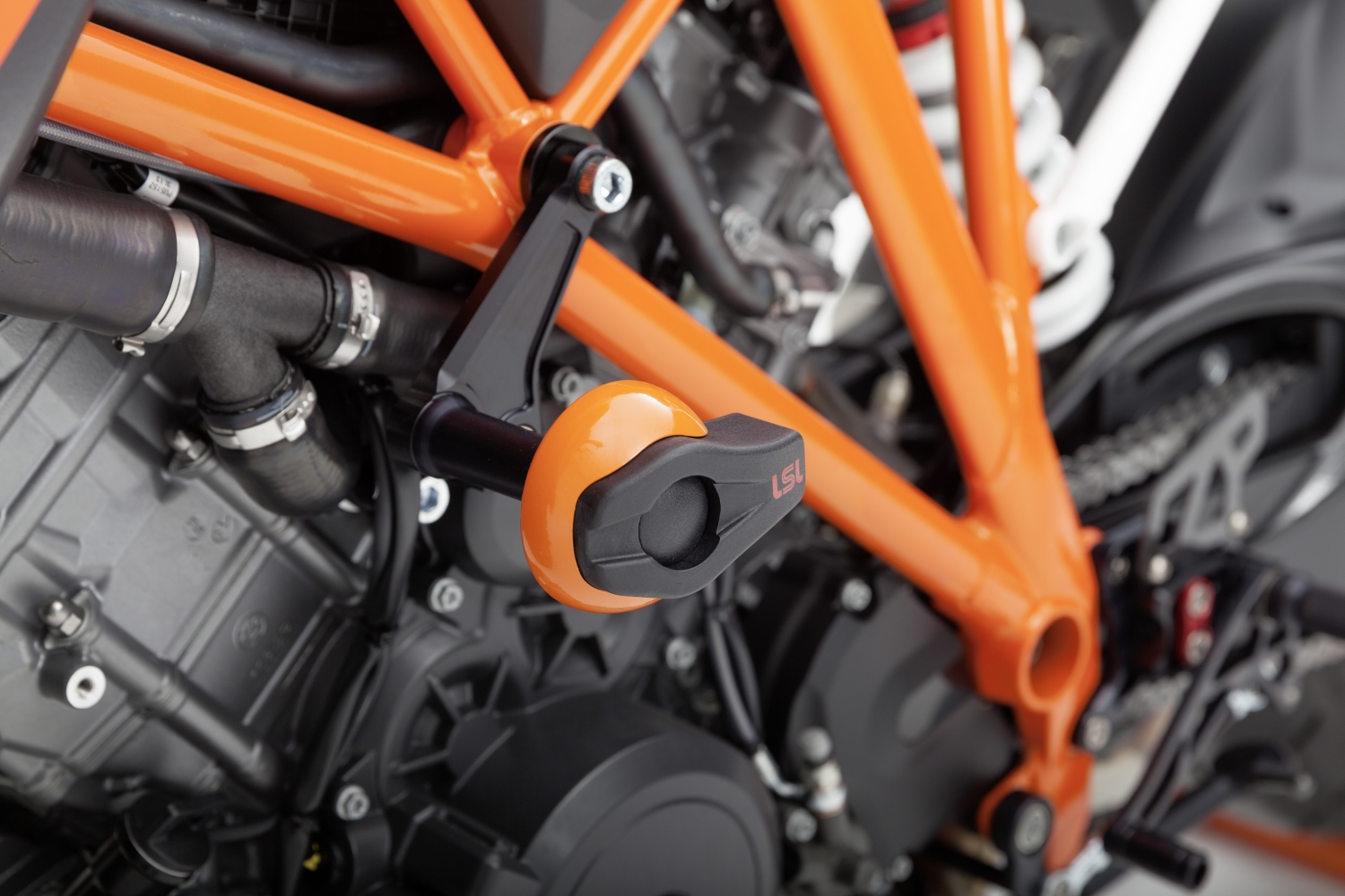 LSL Crash Pad Mounting Kit for KTM 1290 Superduke R, black