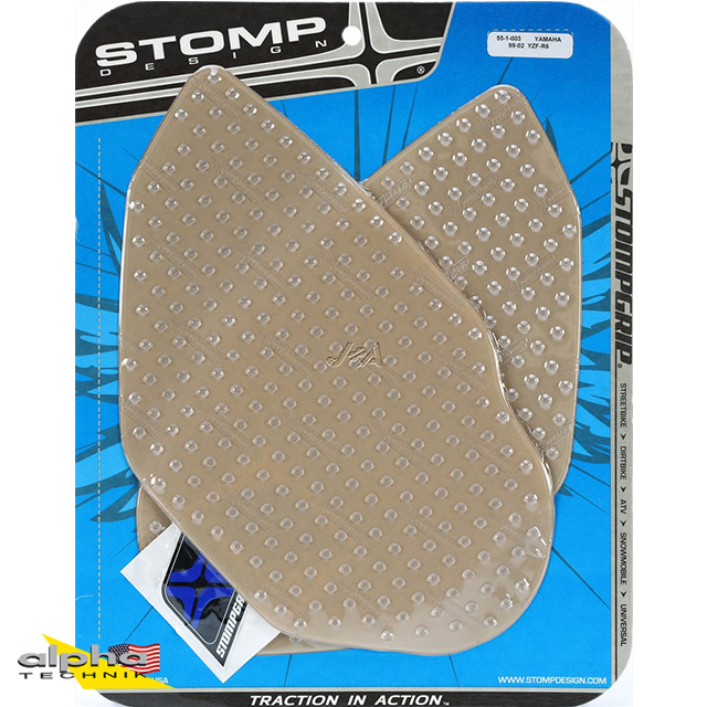 Stompgrip clear, Volcano, for Yamaha YZF-R6, 1999-2002