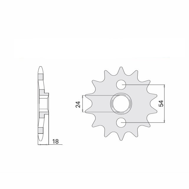 Sprocket, 15 teeth, 630 pitch