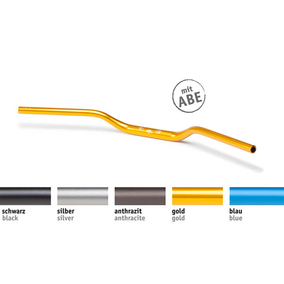 LSL X-Bar Alu-handlebar Superbike X01, 1 1/8 inch, anthracite