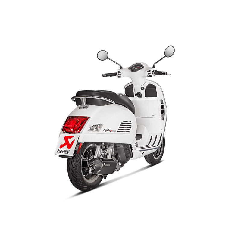 Akrapovic Slip-On Line (SS) silencer for Vespa GTS 125/150 i.e Super year 2017-2018
