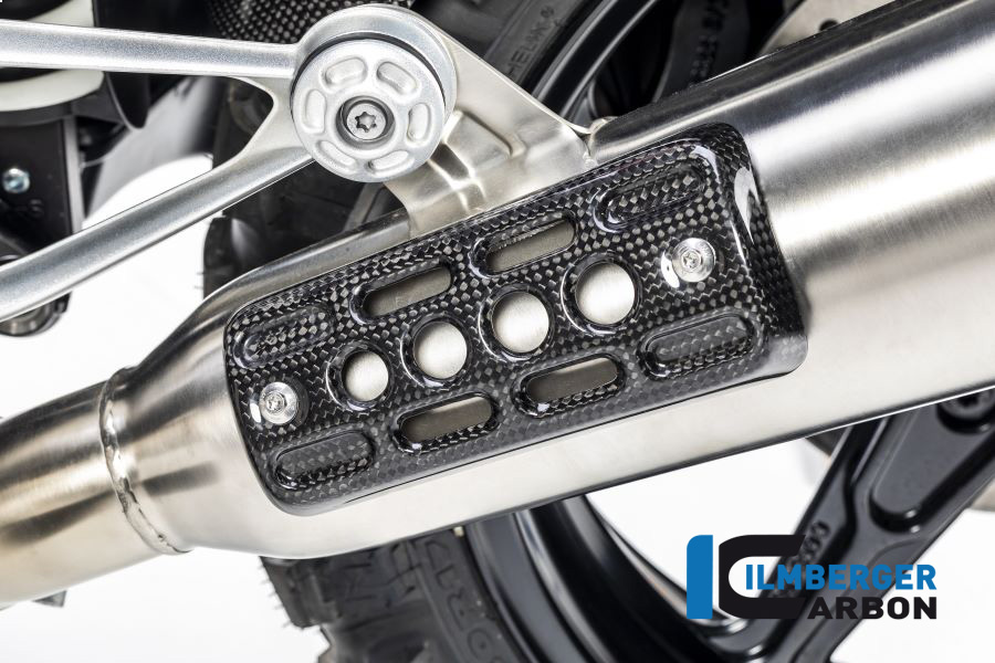 Ilmberger Carbon Exhaust Heat Shield, Glossy, BMW R nineT Urban GS 2016-