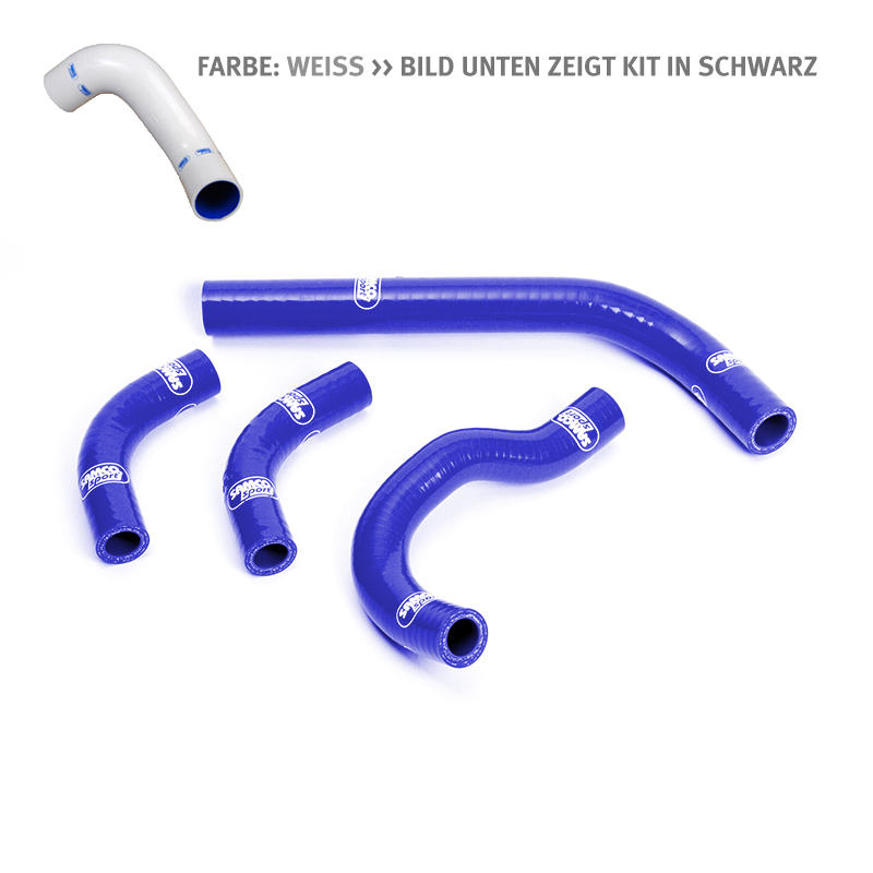 SAMCO SPORT Silicone Hose Kit White for Honda CRF250R CRF250X Model Year 2003-2019