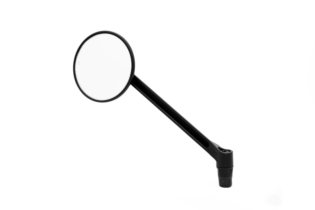 Gilles Moon Armaturenspiegel links, schwarz-matt