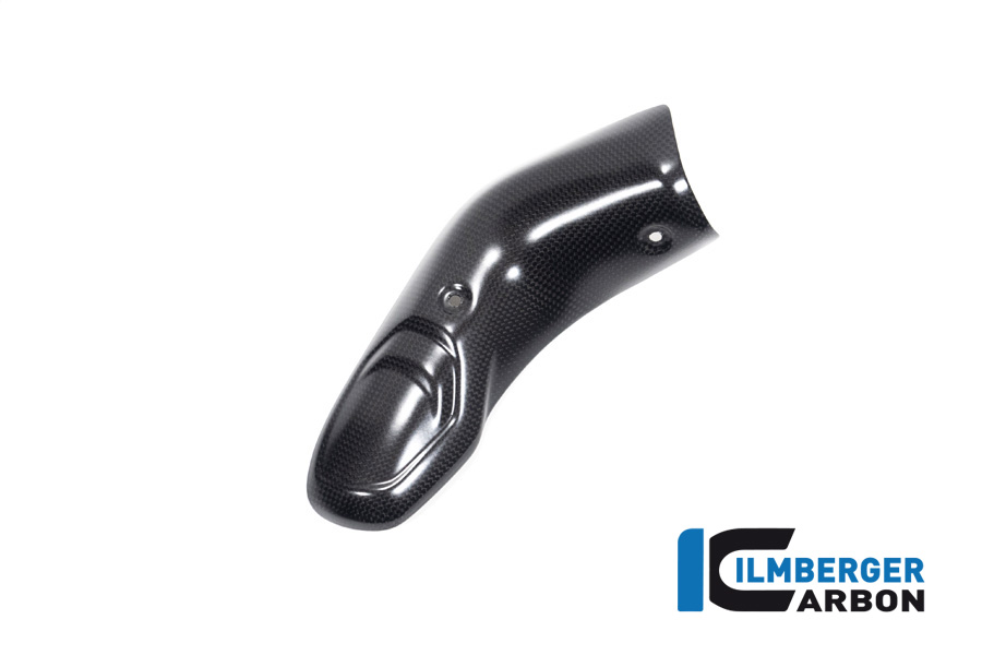 Ilmberger Carbon Exhaust Heat Shield, lower, in front of the muffler/silencer, matt, Ducati Multistrada V4 2020-