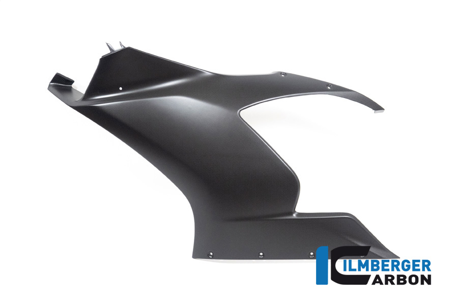 Ilmberger Carbon Fairing Side Panel prepared for Winglet left side L/S, matte, Ducati Panigale V2 2020-