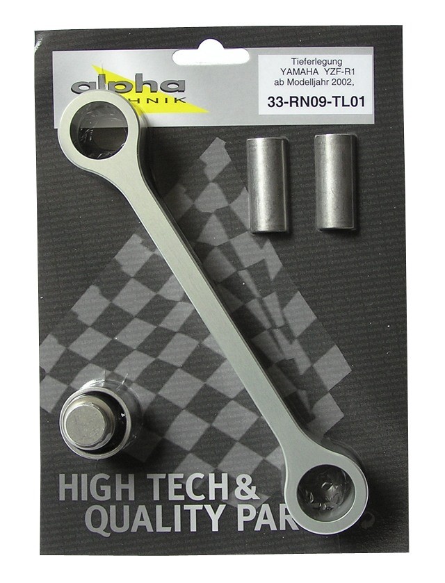 alpha Technik Lowering Kit 30mm for Yamaha YZF1000R1; Type RN09; Model Year 2002-2003