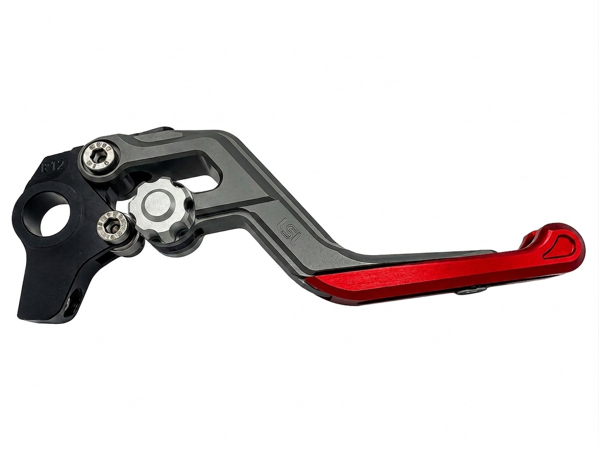 LSL ERGONIA Brake Lever R23R Anthracite/Silver/Red