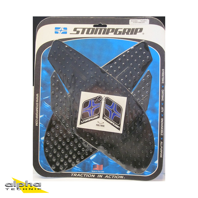 Stompgrip black, Volcano, for Triumph Daytona 675(R)/Street Triple