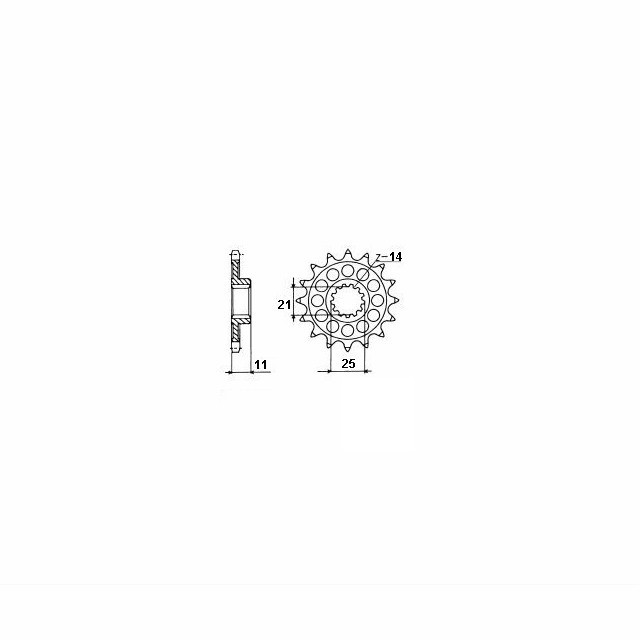 DID 520ZVM-X chain Kit, Standard Colour, for Aprilia RXV450, Model Year 2006- and RXV550, Model Year 2006-