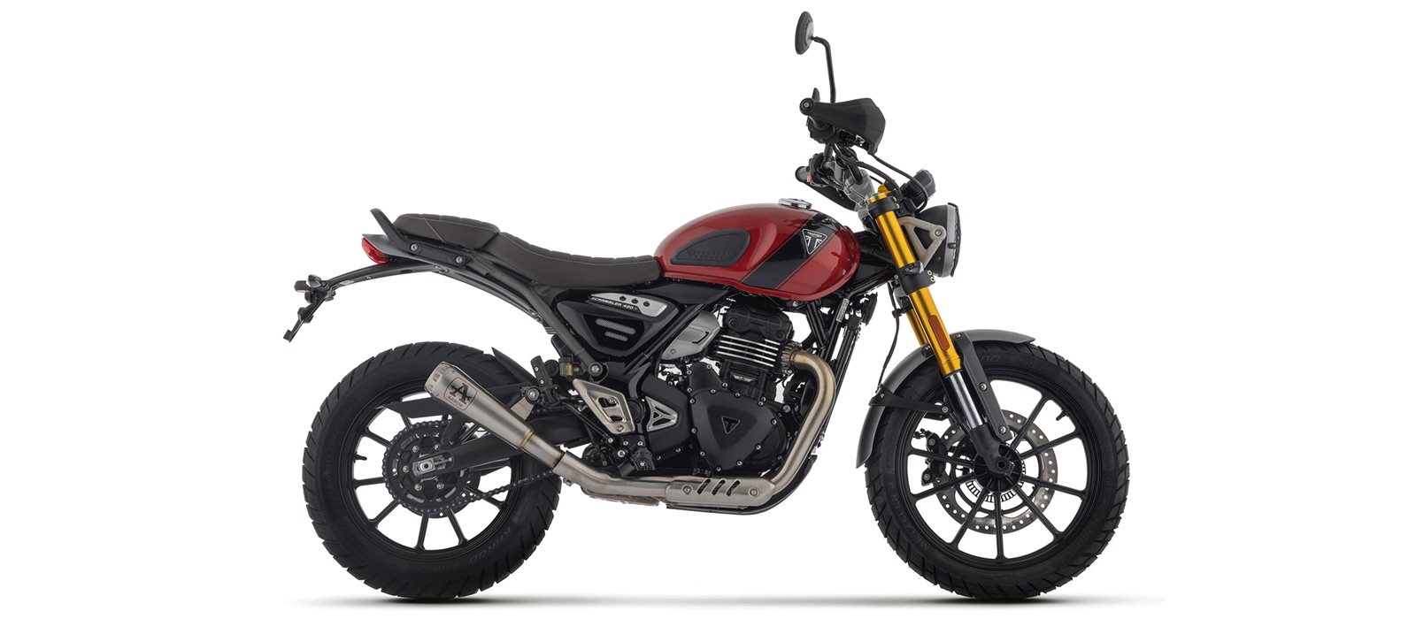 ARROW PRO-RACE Stainless Steel Exhaust for Triumph Scrambler 400X, Speed 400, from Model Year 2024-