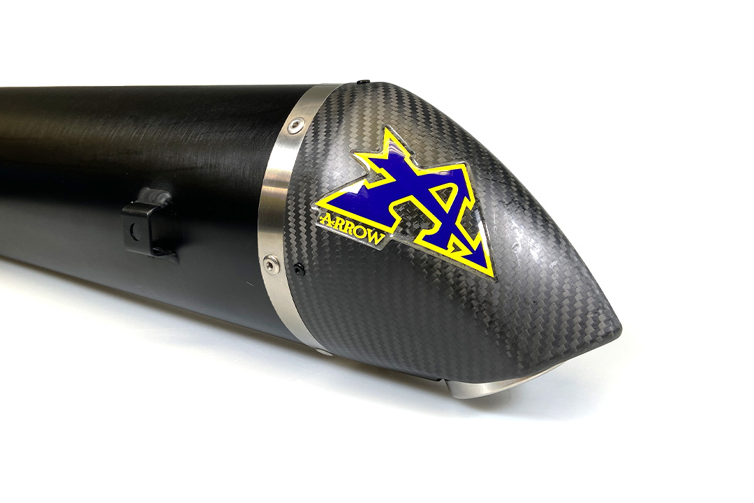 ARROW RACE TECH Exhaust Silencer for Yamaha XT1200Z Super Tenere 2010- in black aluminium