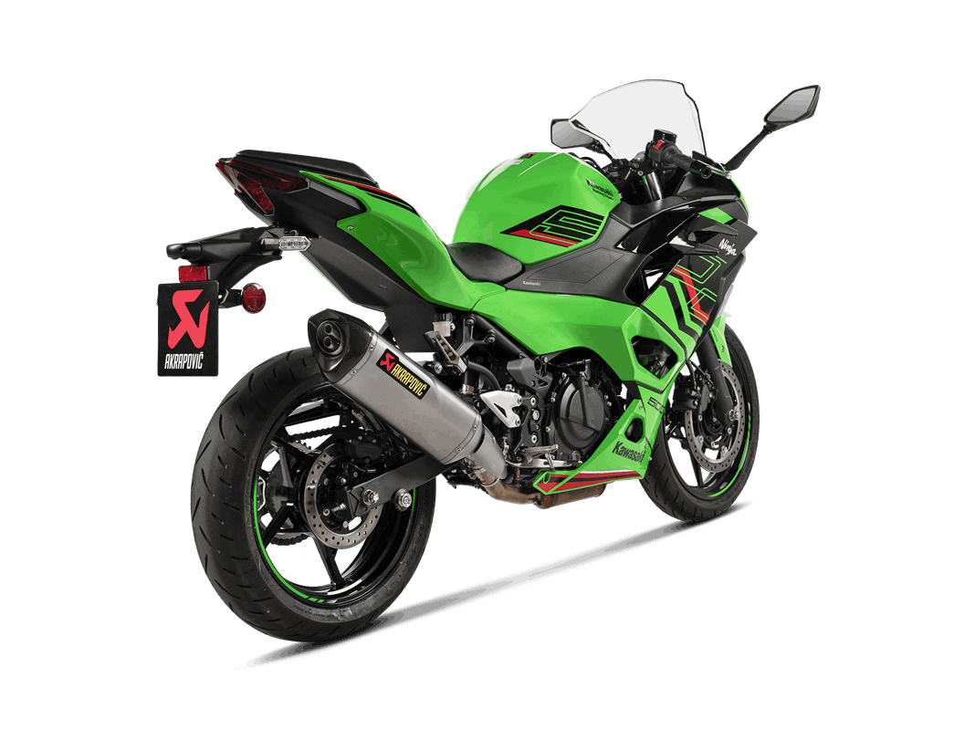 Akrapovic Slip-On Line (Carbon) Exhaust for Kawasaki Ninja 500, Z500, 2024-2025