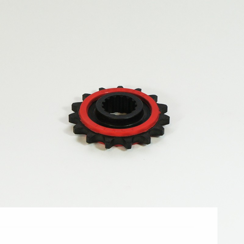 Rubber-damped sprocket, 15 teeth, 525 pitch
