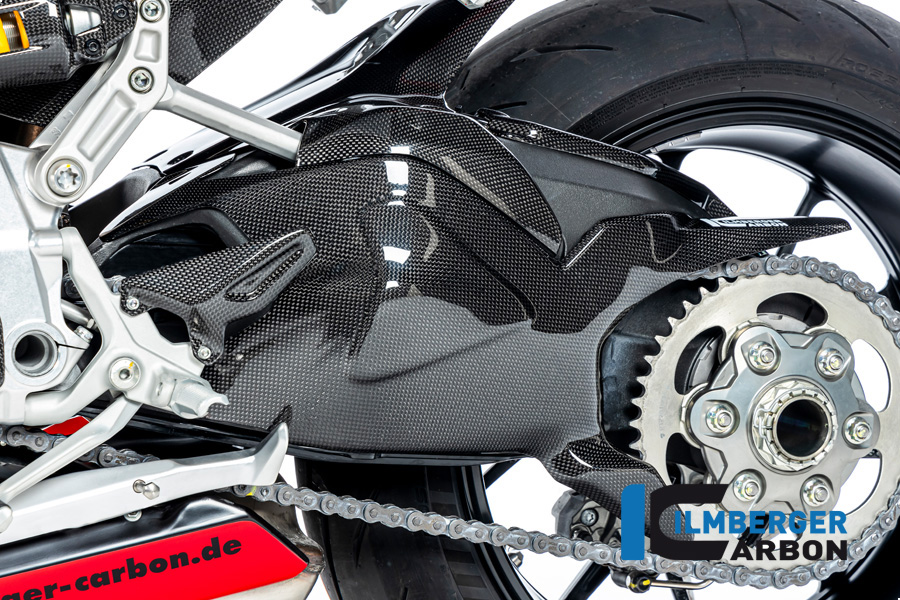 Ilmberger Carbon Swing Arm Cover, Glossy, Ducati Streetfighter V2, 2022-