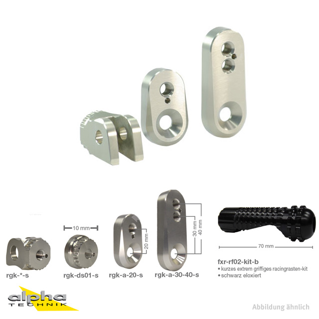 Gilles rgk2: modular footpeg kit for rider