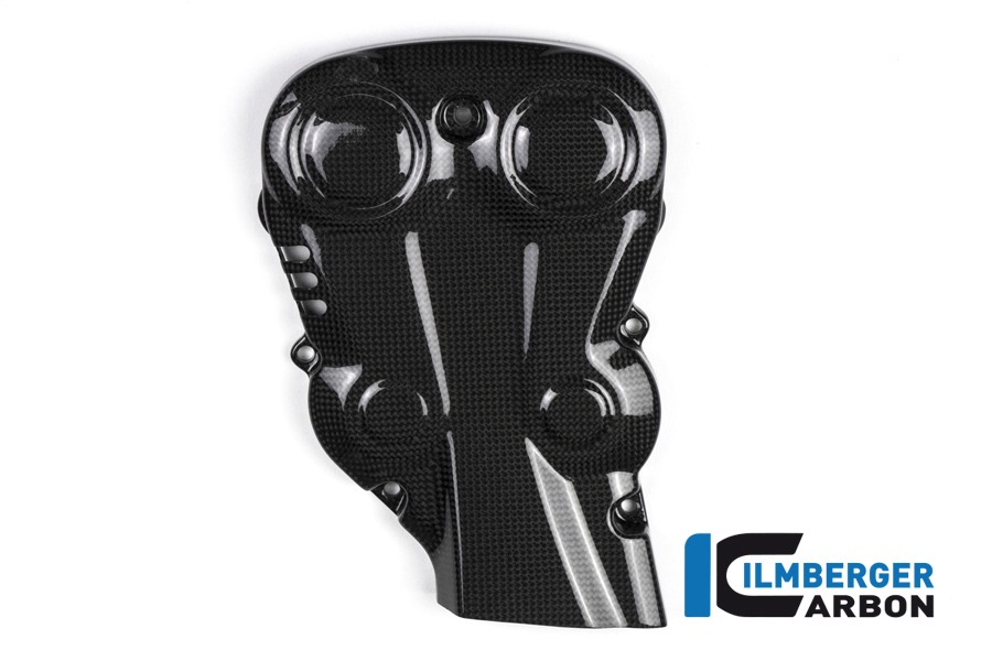 Ilmberger Carbon toothed belt, timing belt cover vertical gloss, Carbon