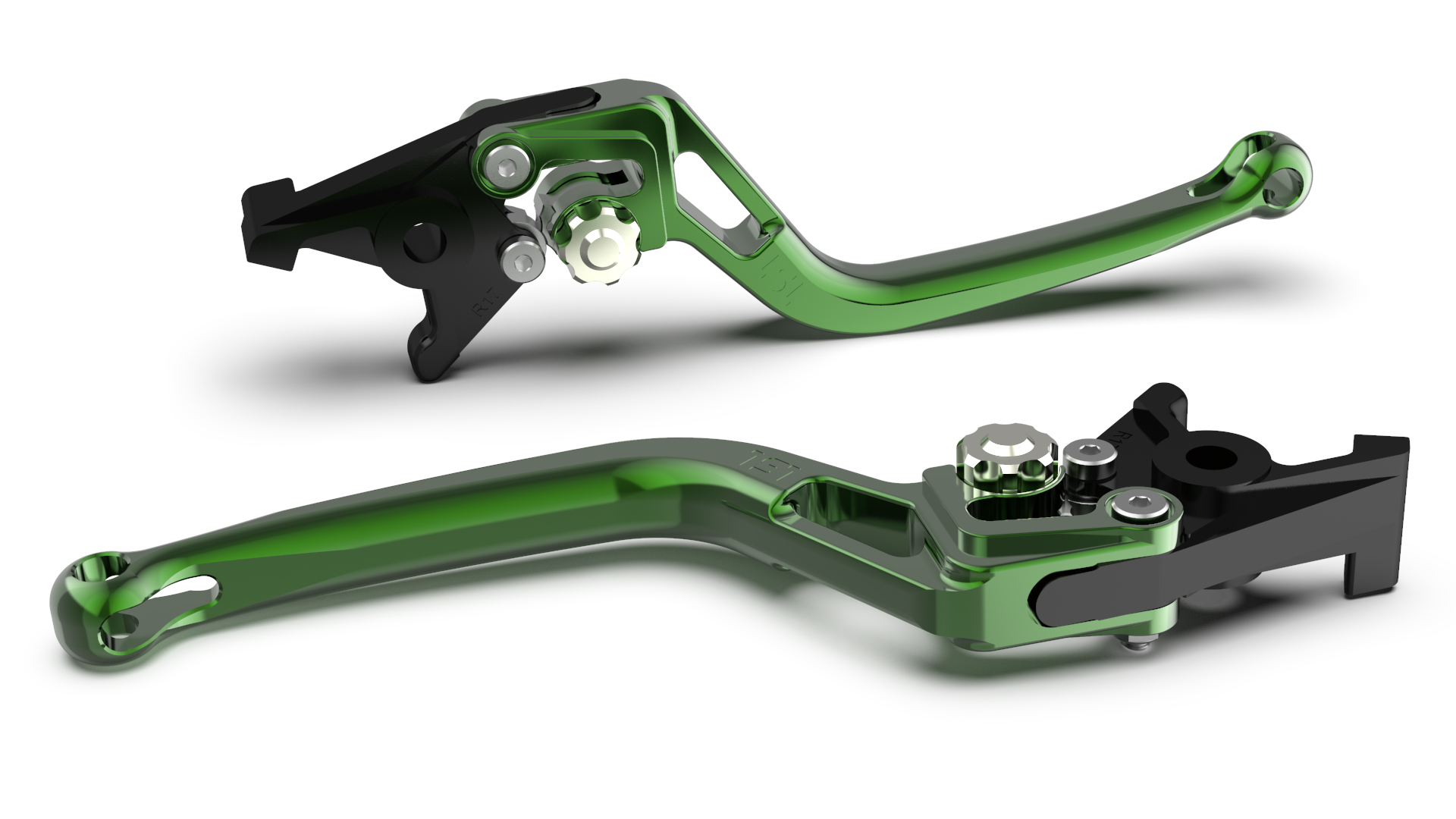 LSL clutch lever BOW L83R, green/silver
