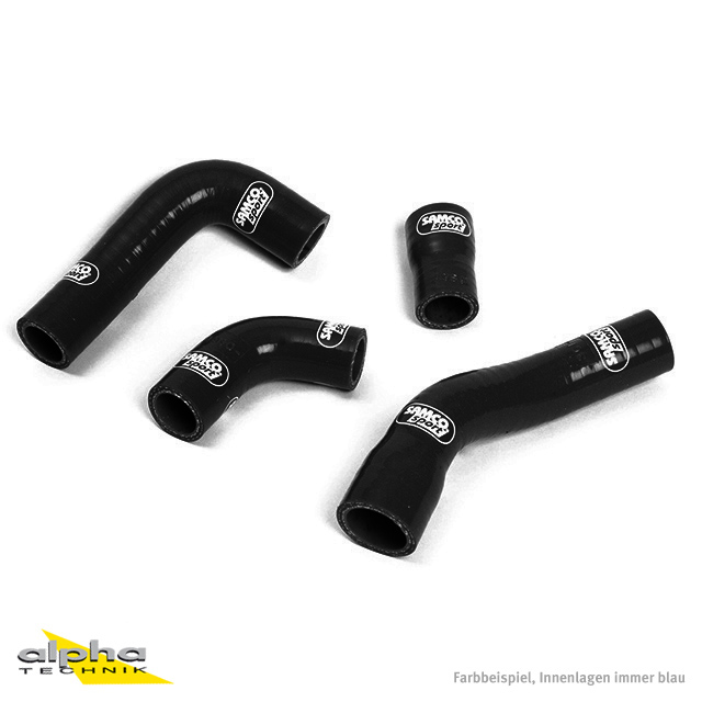 SAMCO SPORT Silicone Hose Kit, black, for Yamaha TRX850 Model Year 1996-2000