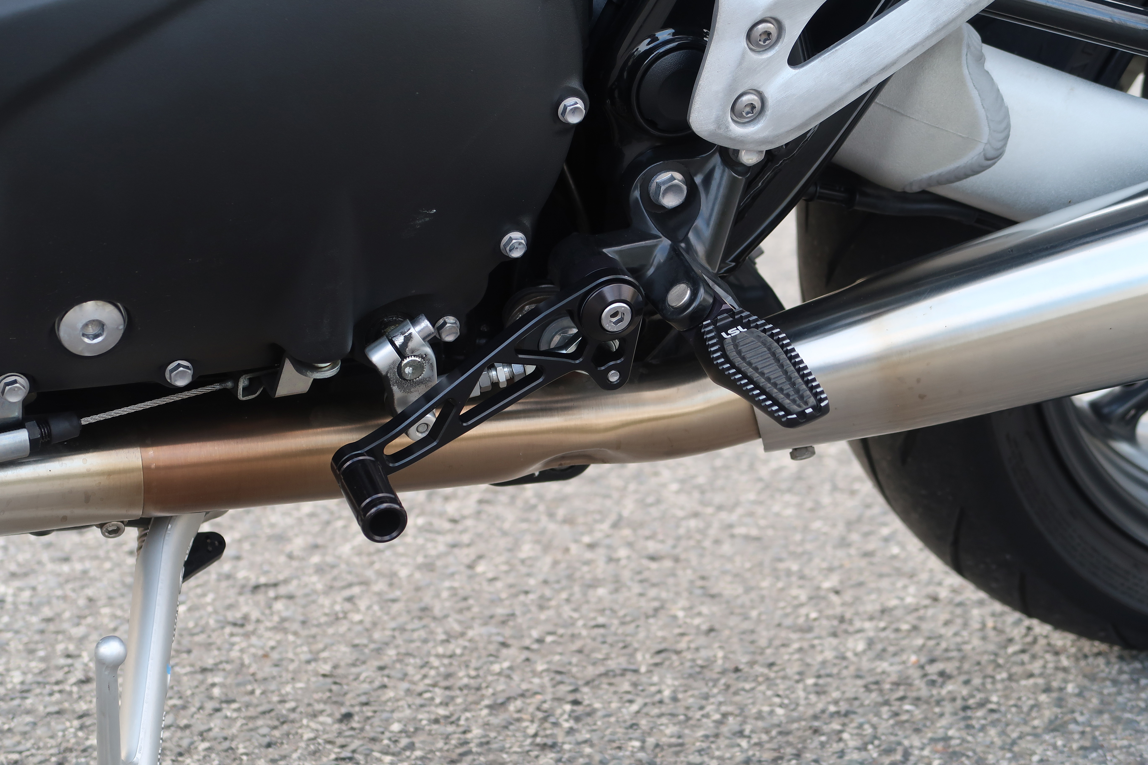 LSL Shift and Brake Levers Speed Twin 1200 19-, black