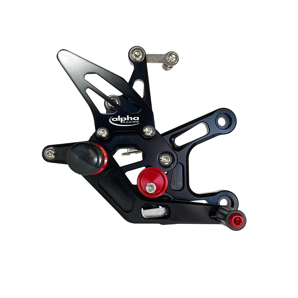 >TRACK< Rearset System black Kawasaki ZX10R 2016-