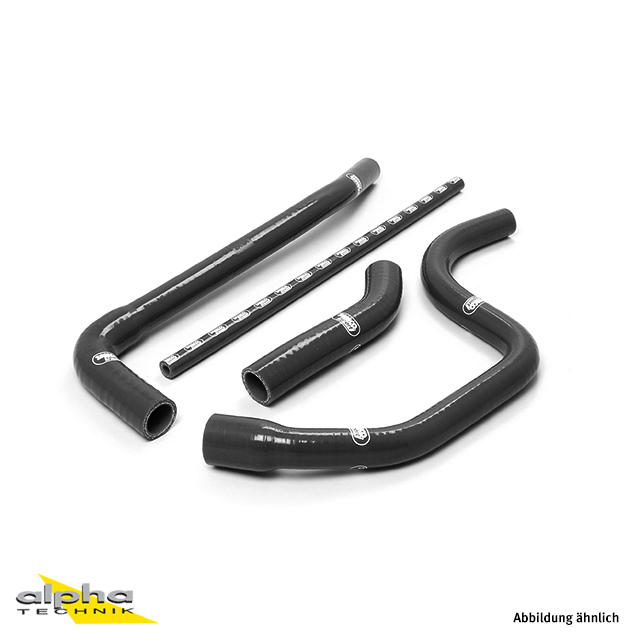 SAMCO SPORT Silicone Hose Kit, black, for Triumph Daytona 955i Speed Triple 1050i Model Year 2005-2010