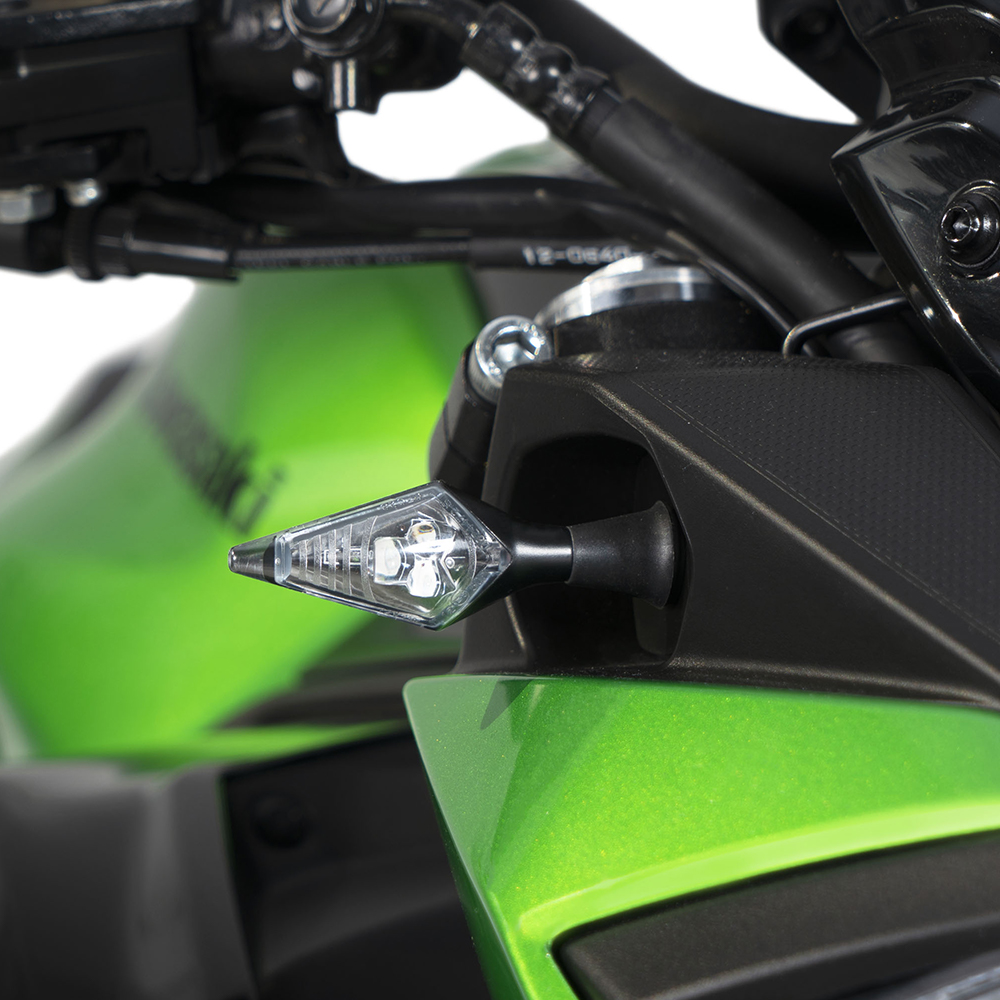 Barracuda flasher light, turn signal X-LED B-LUX black