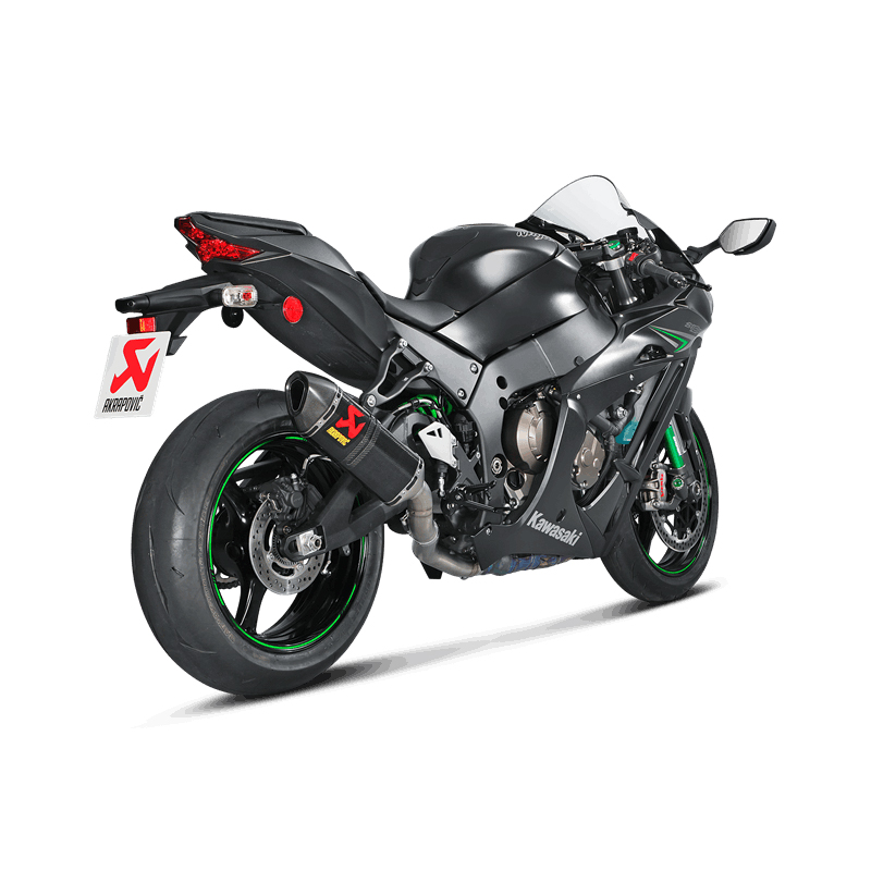 Akrapovic Slip-On Line (Carbon) Exhaust for Kawasaki Ninja ZX-10R, Ninja ZX-10R SE, ZX-10RR