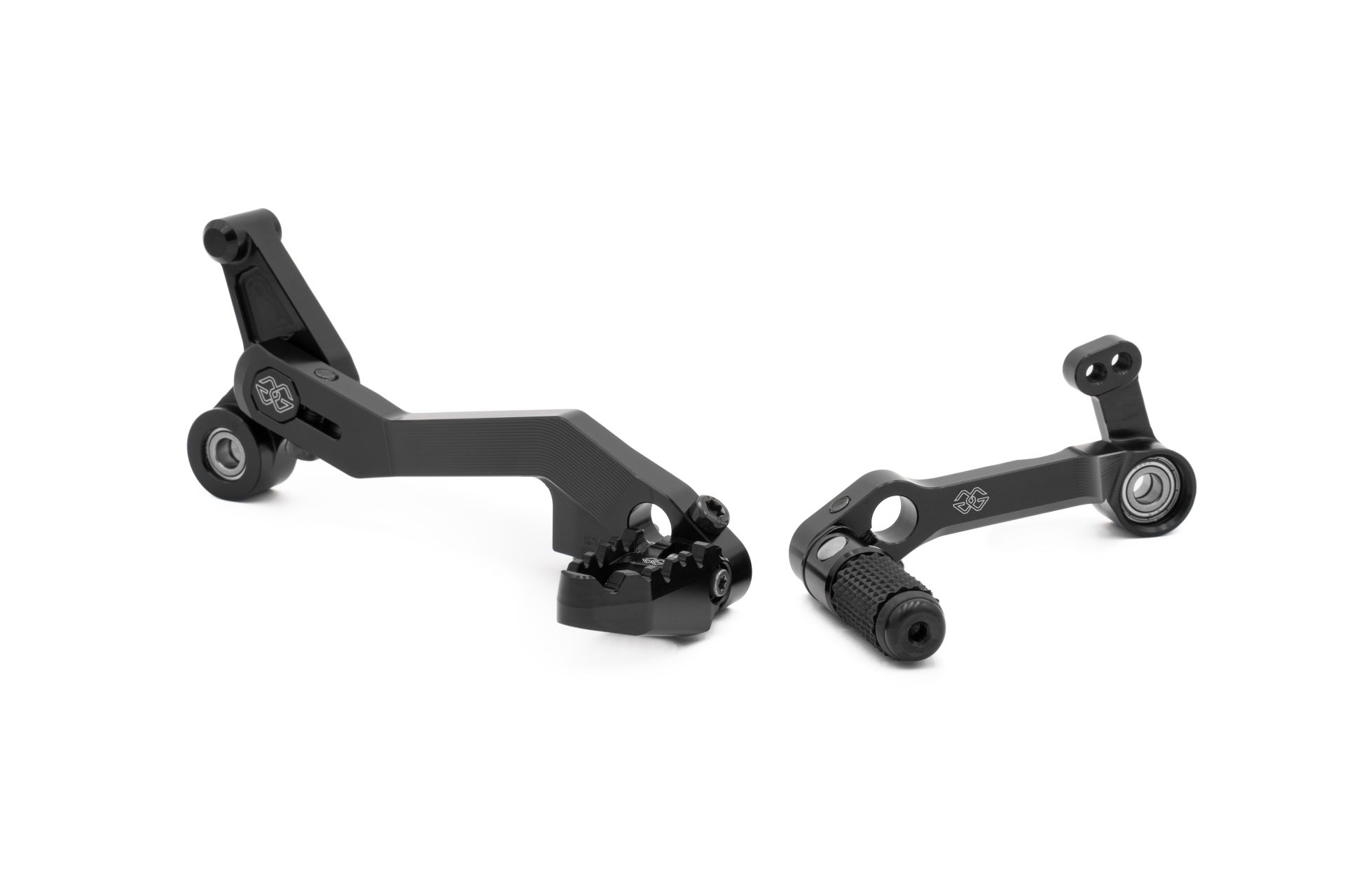 GILLES RCT Gear and Brake Lever KIT, black, Ducati Multistrada V4 / S 2025-, RS 2024-