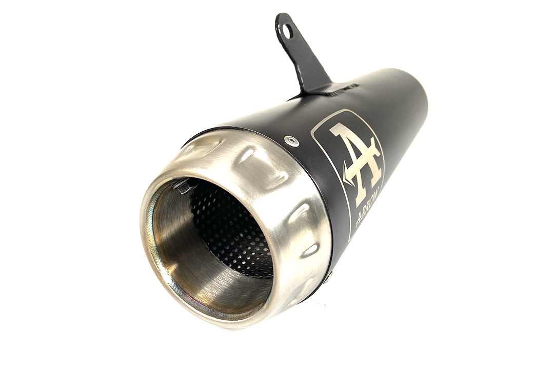 ARROW PRO-RACING Black Stainless Steel Exhaust for Honda CB500F Model Year 2016-