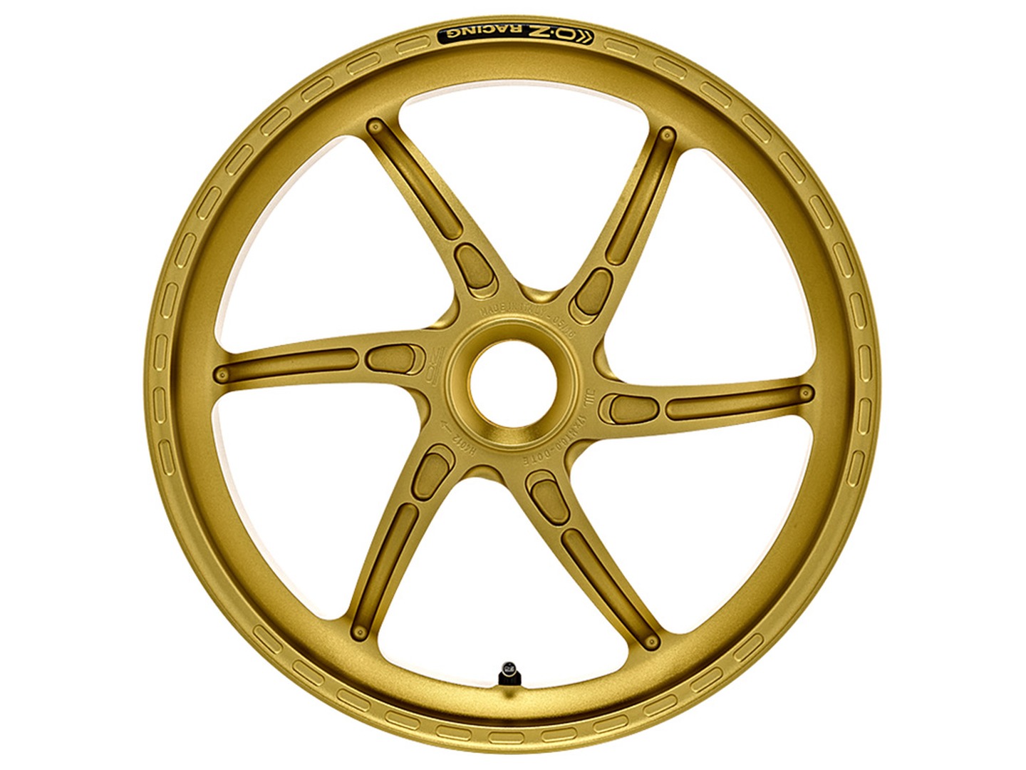 OZ Gass RS-A Aluminium Wheel Set in Matte Gold for Ducati 1199 Panigale (R/S), 2012-2017, 1299 Panigale (R/S), 2015-2018, Panigale V4(S), 2018-2024, Streetfighter V4(S), 2020-2022