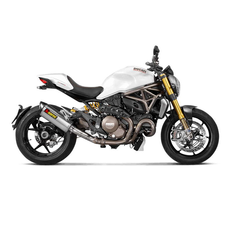 Akrapovic Link Pipe (Titanium) exhaust system for Ducati Monster 1200 R year 2017-2018