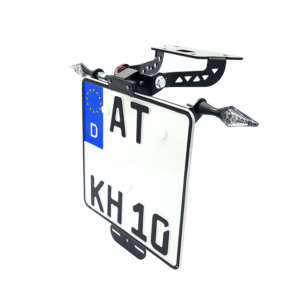 alpha Technik Licence Plate Holder for Kawasaki Z300; Type ER300A; Model Year 2015-