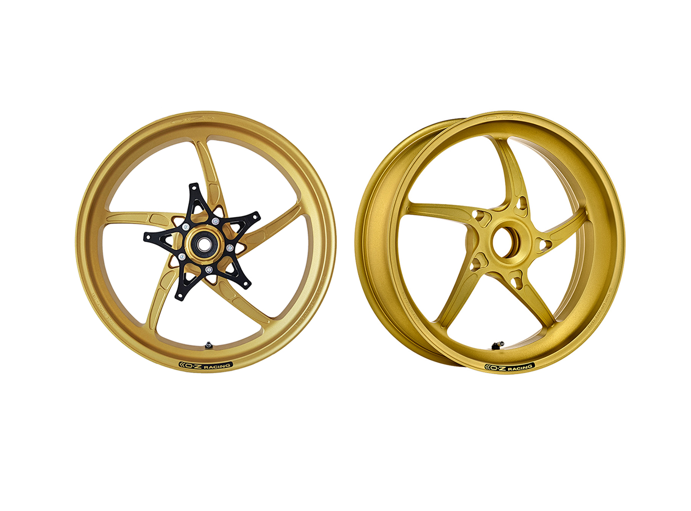 OZ Gass RS-A Aluminium Set in matt gold for Ducati Monster 937 / plus / SP, 2021-2023