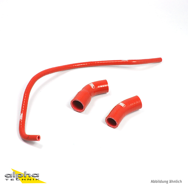 SAMCO SPORT Silicone Hose Kit red for Yamaha MT10 / YZF-R1M Model Year 2015-2024
