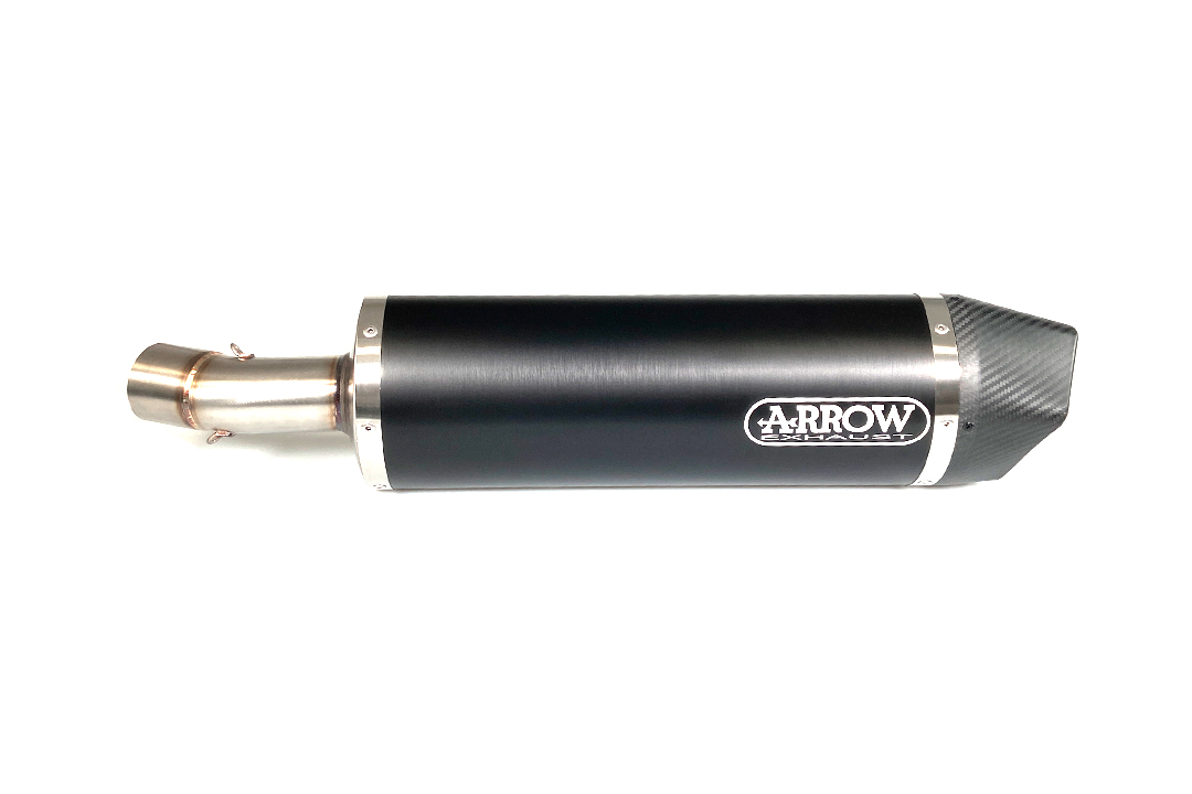ARROW RACE TECH Exhaust for BMW F650GS / F800GS / Adventure 2008- in black aluminium