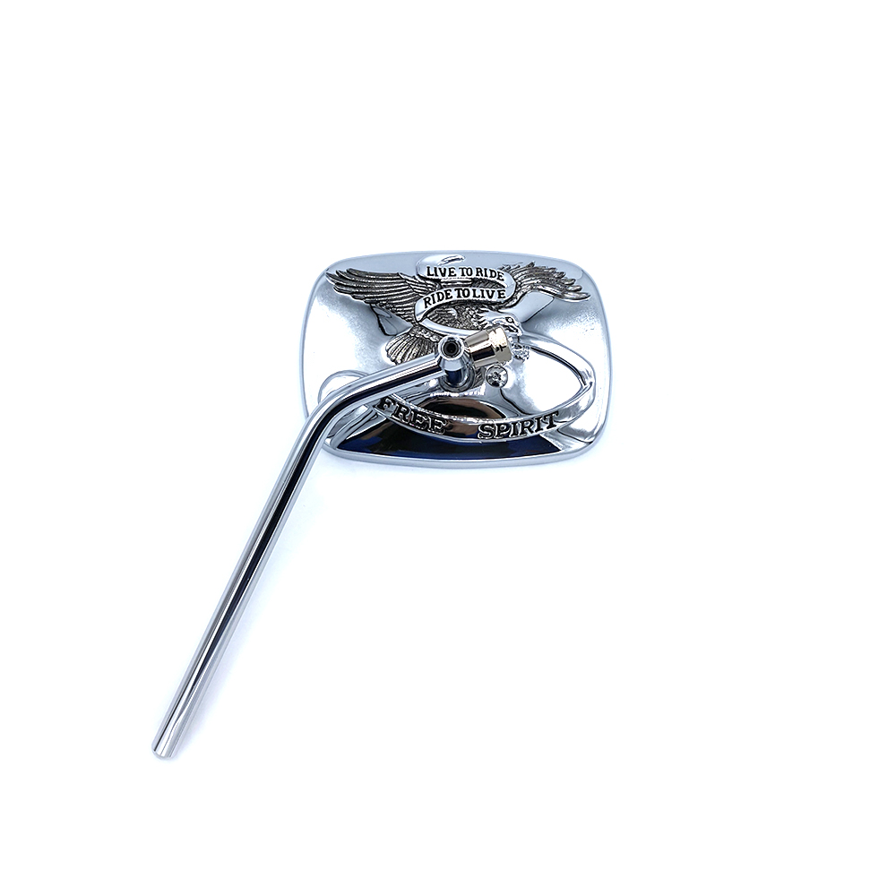 Universal mirror, right side, 10mm, Chopper, Chrome