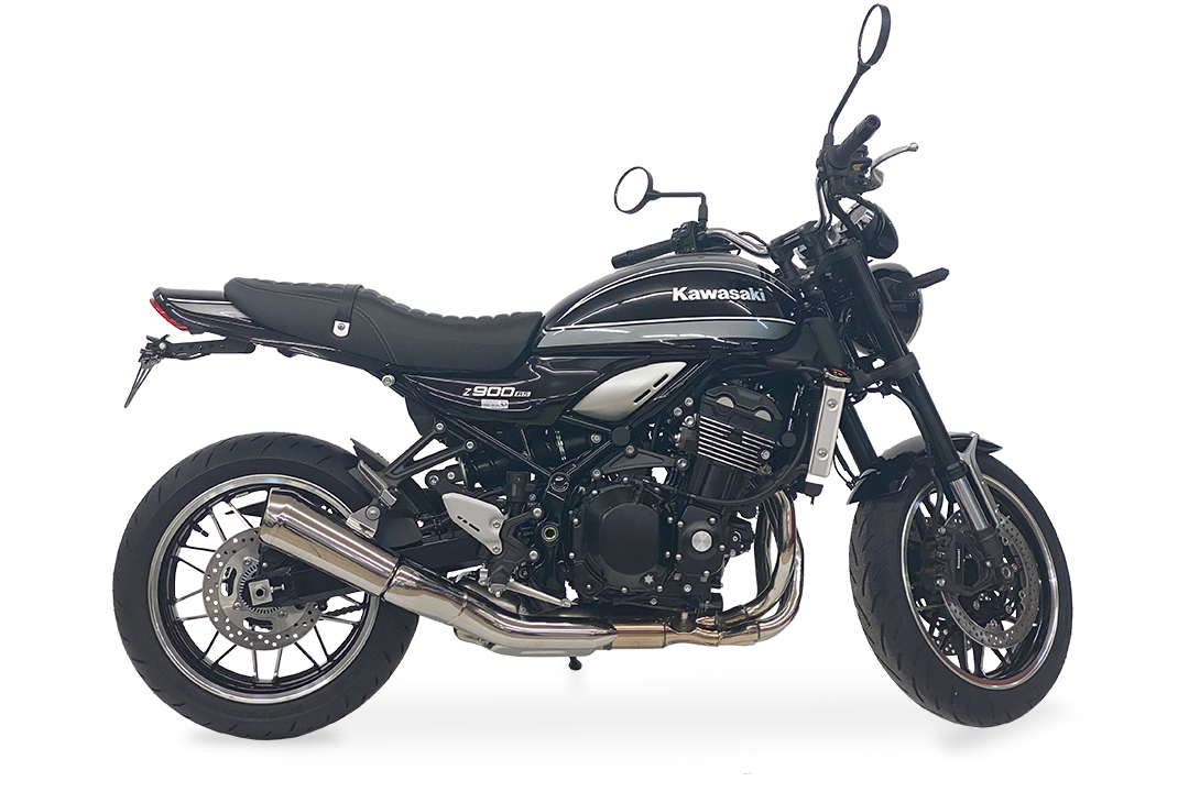 alpha Technik Number Plate Holder for Kawasaki Z900RS Cafe, Type ZR900C / ZR900K / ZR902A, from model year 2018-