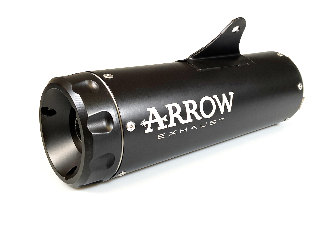 ARROW REBEL Slip-On Exhaust, Black Stainless Steel, for Honda CMX500 Rebel Model Year 2017-2022