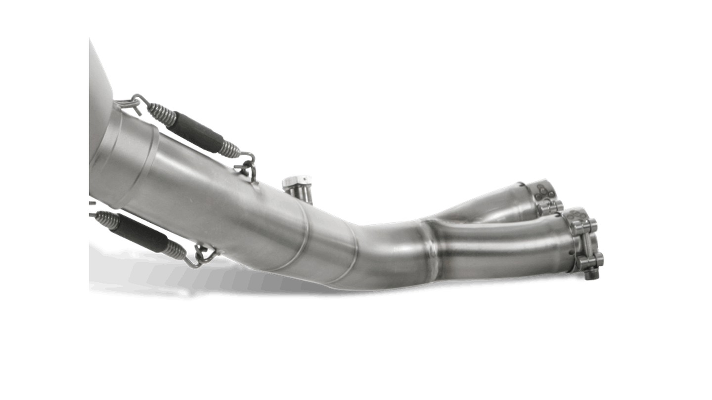Akrapovic Optional Link Pipe (SS) exhaust system for Honda CB1000R Model Year 2008-2016